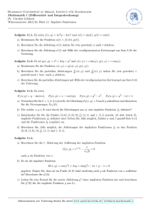 Humboldt-Universität zu Berlin, Institut für Mathematik Mathematik 1