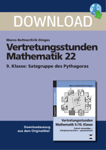 Vertretungsstunden Mathematik 22