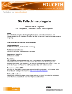 Die Fallschirmspringerin