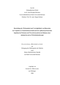 Beurteilung der Wirksamkeit und Verträglichkeit von Rimexolon im