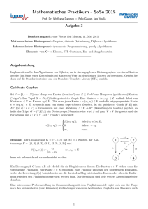 Aufgabe 3: Dijkstra-Algorithmus