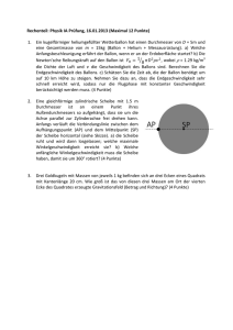 Prüfung Physik IA 2013-01-16