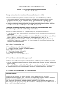 Minesse® 15 Mikrogramm/60 Mikrogramm Filmtabletten