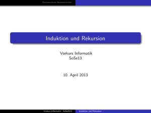 Induktion und Rekursion