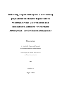 Isolierung, Sequenzierung und Untersuchung physikalisch