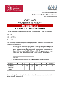 WS 2014/15 - Technische Universität Braunschweig