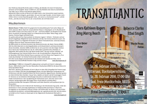 Programmblatt transatlantic