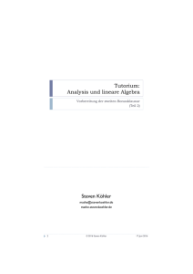 Tutorium: Vorbereitung der Bonusklausur am 20.06.2016