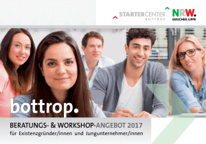 Seminarprogramm Startercenter Bottrop