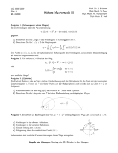 Höhere Mathematik III