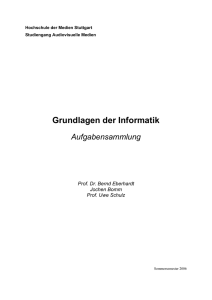 Grundlagen der Informatik