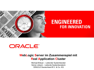 WebLogic-Server im Zusammenspiel mit Oracle Real