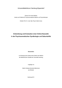 Dissertation Kathrin Beckmann_Entwicklung und Evaluation einer