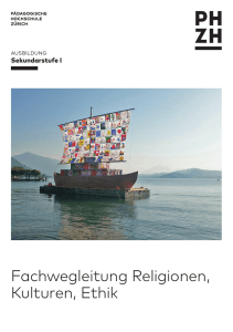 Fachwegleitung Religionen, Kulturen, Ethik