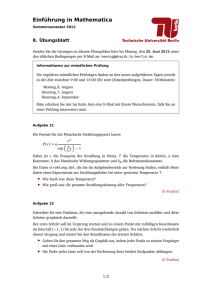 Einführung in Mathematica (8. Übungsblatt
