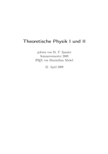 Theoretische Physik I und II