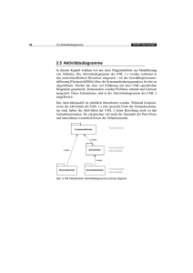 2.5 Aktivitätsdiagramme