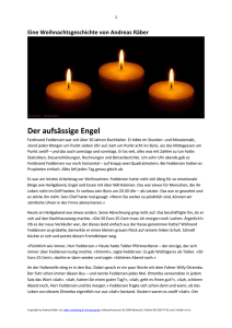 PDF Weihnachtsgeschichte: «Der aufsässige