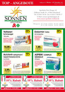 top - angebote - Sonnen Apotheke Waldniel