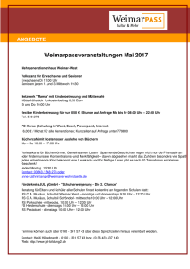 Weimarpassangebote 5/2017