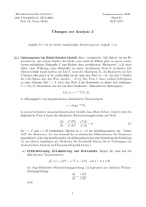 Blatt 12 - Mathematisches Institut