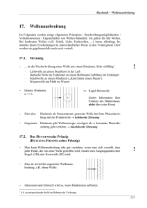 17. Wellenausbreitung