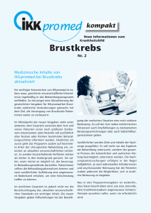 Brustkrebs - IKK Brandenburg und Berlin