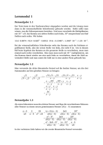 Musterlösung