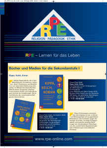 RPE - Kursbuch Religion - Das Standardwerk für den