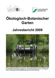 Jahresbericht 2009 - EPub Bayreuth