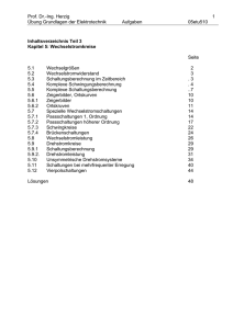 Prof. Dr.-Ing. Herzig Übung Grundlagen der Elektrotechnik