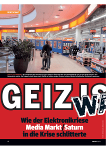 Wie der Elektronikriese Media Markt/Saturn in die Krise schlitterte