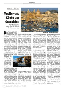 Mediterrane Küche und Geschichte