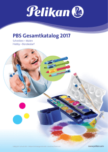 PBS Katalog zum Hier können Sie unseren