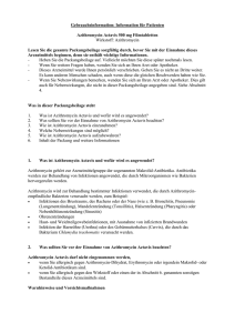 Gebrauchsinformation: Information für Patienten Azithromycin