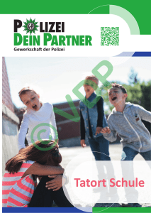 Tatort Schule - Verlag Deutsche Polizeiliteratur GmbH