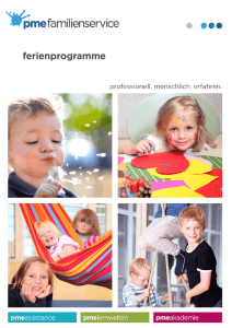 PDF erstellen - pme Familienservice