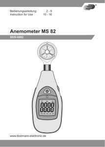Anemometer MS 82