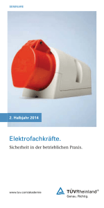 Elektrofachkräfte.