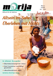 Altsein im Sahel