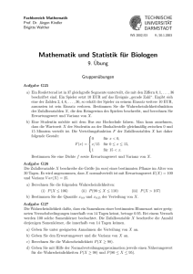 9. Übungsblatt - Mathematik@TU