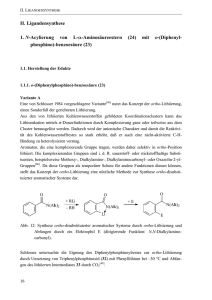 II. Ligandensynthese 16