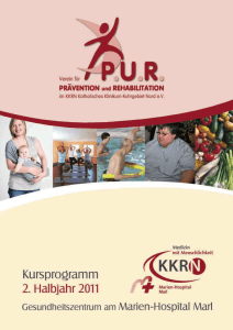 Pr&auml;vention und Rehabilitation