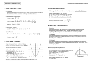 Grundwissen-Mathematik-09 - Ortenburg Gymnasium Oberviechtach