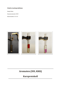 Aromaten (SSS, KKK) - Unterrichtsmaterialien Chemie