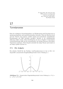 Tunnelprozesse - Freie Universität Berlin