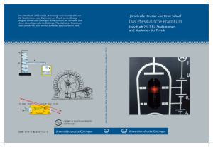 Das Physikalische Praktikum