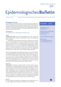 Epidemiologisches Bulletin 33/2015
