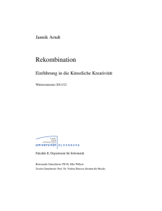Rekombination - Jannik Arndt