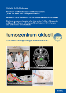 tumorzentrum aktuell - Universitätsklinikum Magdeburg
